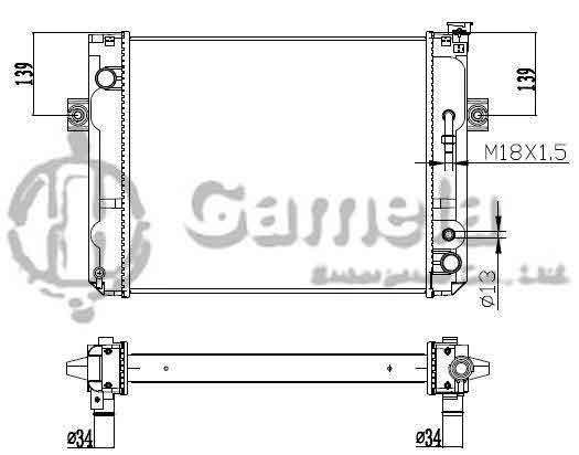 6192025084-T - Radiator-for-TOYOTA-LIFT-KOMAISU-LIFT-01-AT