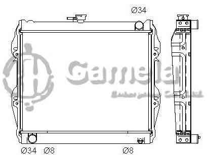 6192025116-T - Radiator-for-TOYOTA-4-RUNNER-PICKUP-L4-2-4-84-95-MT-DPI-945