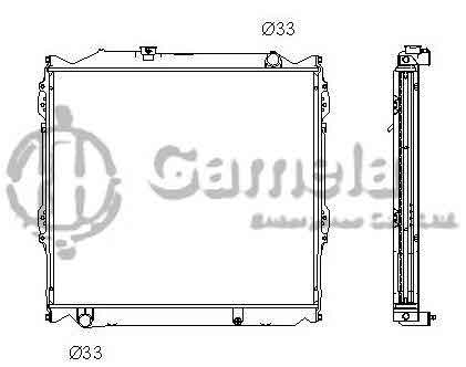 6192025119-T - Radiator-for-TOYOTA-4-RUNNER-L4-V6-2-7-3-4-96-02-MT-NISSENS-64626A-OEM-1640075160-1640075161-DPI-2207