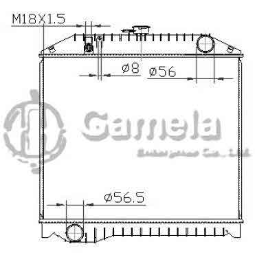 6192025135-T - Radiator-for-TOYOTA-HINO-RANGER-94-99-MT-OEM-1640031750