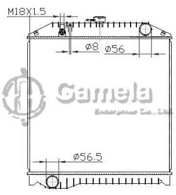 6192025136-T - Radiator-for-TOYOTA-HINO-RANGER-94-99-MT