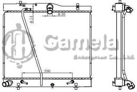 6192025138-T - Radiator-for-TOYOTA-HIACE-200-SERIES-2-5TD-05-AT