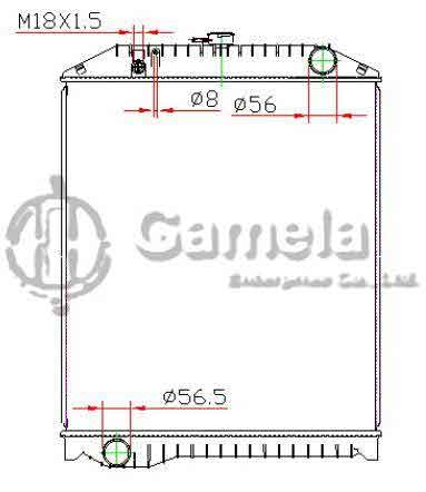 6192025139-T - Radiator-for-TOYOTA-HINO-RANGER-MT