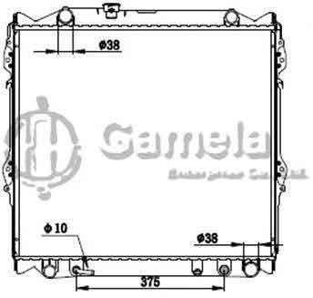 6192025167-T - Radiator-for-TOYOTA-PRADO-KZN-95-98-AT-NISSENS-64637A-OEM-1640067121-1640067140