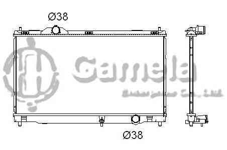 6192025218-T - Radiator-for-TOYOTA-CROWN-GRS182-3-0-05-MT-OEM-1640031360-16400OP090