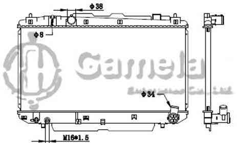 6192025224-T - Radiator-for-TOYOTA-RAV-4-2-0-D4D-00-06-MT-NISSENS-64638A-OEM-16640027060-1640027061