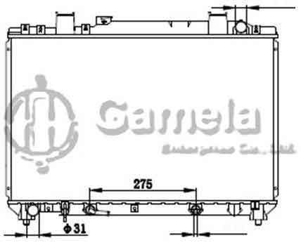 6192025241-T - Radiator-for-TOYOTA-TOWNACE-NOAH-KR41V-KR51-96-98-AT-OEM-1640013600-1640013610