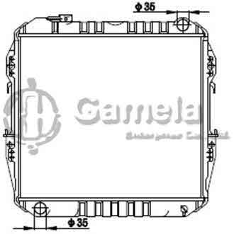 6192025243-T - Radiator-for-TOYOTA-HILUX-YZN130-MT-OEM-1640065040-1640065100