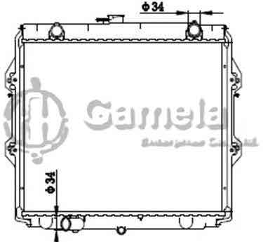 6192025250-T - Radiator-for-TOYOTA-HILUX-DIESEL-MT