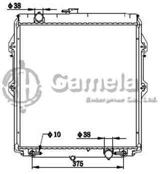 6192025265-T - Radiator-for-TOYOTA-HILUX-4X4-PETROL-LH-02-AT