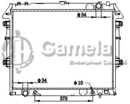 6192025283-T - Radiator-for-TOYOTA-HILUX-06-AT-OEM-164000C210-16400OC140