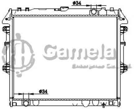 6192025286-T - Radiator-for-TOYOTA-HILUX-4-RUNNER-04-MT-OEM-16400OP050