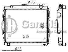 6192025293-T - Radiator-for-TOYOTA