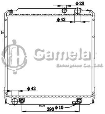 6192025309-T - Radiator-for-TOYOTA-COASTER-BB40-97-99-AT