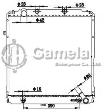 6192025313-T - Radiator-for-TOYOTA-COASTER-HZB40-HZ-99-AT-OEM-1640017251-1640017250