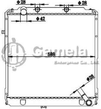 6192025314-T - Radiator-for-TOYOTA-COASTER-HZB40-HZ-99-MT