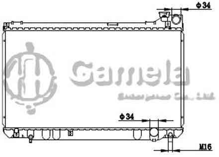 6192025320-T - Radiator-for-TOYOTA-CROWN-JZS175-99-00-MT