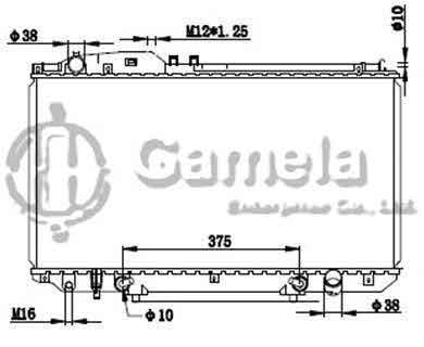 6192025327-T - Radiator-for-TOYOTA-SOARER-01-AT