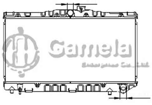 6192025334-T - Radiator-for-TOYOTA-CARINA-ST150-84-88-AT-NISSENS-64866-OEM-1640063130-1640074300