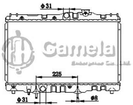 6192025355-T - Radiator-for-TOYOTA-COROLLA-EE90-87-95-AT