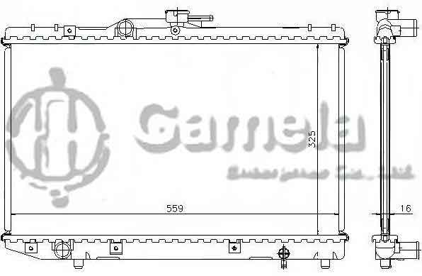 6192025372-T - Radiator-for-TOYOTA-STARLE-1-3-89-99-MT-NISSENS-64773-OEM-1640011350-1640011380-1640011750-1640011850