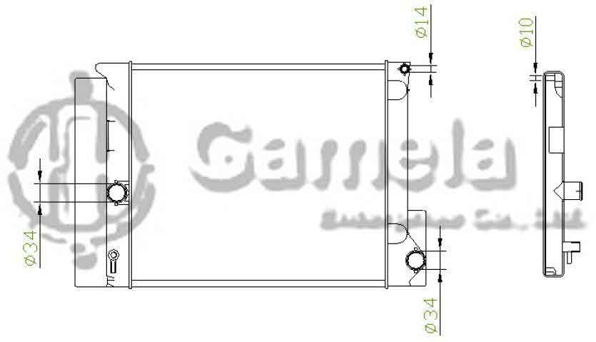 6192025390-T - Radiator-for-TOYOTA-COROLLA-07-E12U-E12J-1-6VVTI-A-M-NISSENS-64692-OEM-1640022160-164000D400-164000D410