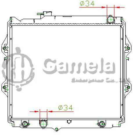 6192025391-T - Radiator-for-TOYOTA-PETROL-97-05-2-7L