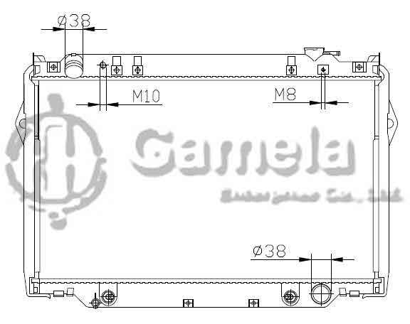 6192025392-T - Radiator-for-TOYOTA-AT