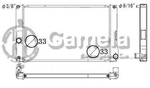 6192025395-T - Radiator-for-TOYOTA-LEXUS-HS250h-2-4L-I4-HYBRID-10-12-MT-DPI-13137