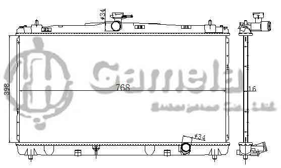 6192025399-T - Radiator-for-TOYOTA-CAMRY-L4-V6-2-5-3-5-12-13-MT-DPI-13270