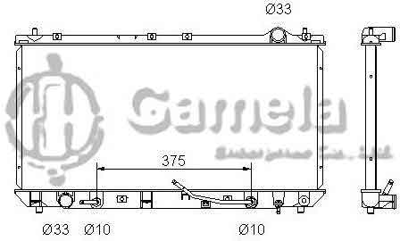 6192025400-T - Radiator-for-TOYOTA-CAMRY-SOLARA-V6-3-0-97-01-AT