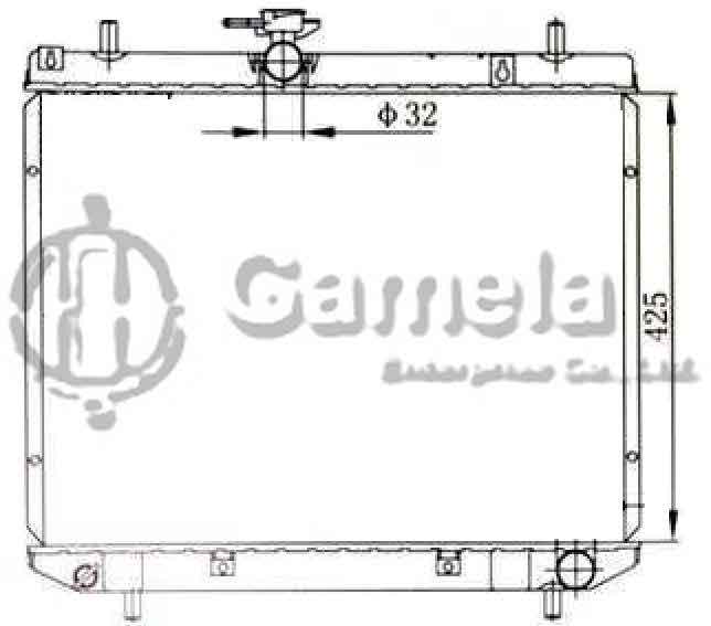 6192025445-T - Radiator-for-TOYOTA-AVENSIS-05-MT