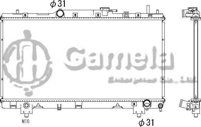 6192025450-T - Radiator-for-TOYOTA-CARINA-E-Sportswagon-1993-2009-MT-OEM-164007A190-164007A191