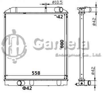 6192025453-T - Radiator-for-TOYOTA-HINO-300-MT