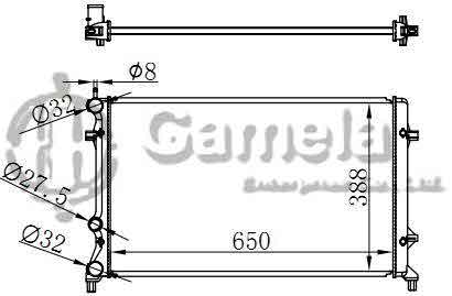 6192223003-T - Radiator-for-VOLKSWAGEN-CADDY-GOLF-09-LAVIDA-08-MT-NISSENS-65296-OEM-18012151A-DPI-13215-13234