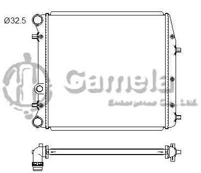 6192223023-T - Radiator-for-VOLKSWAGEN-POLO-POLO-SDN-SEAT-IBIZA-SKODA-FABIA-12V-16V-1-2-1-4-1-6i-99-04-MT-NISSENS-65269A-OEM-6Q0121253J-6Q0121253K