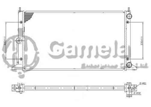 6192223024-T - Radiator-for-VOLKSWAGEN-SHARAN-SEAT-ALHAMBRA-16V-Tdi-2-0-1-9-95-00-MT-NISSENS-63991-OEM-7M0121253B-95VW8005AB