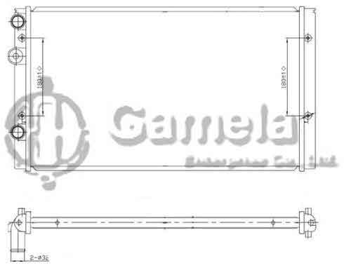 6192223033-T - Radiator-for-VOLKSWAGEN-LUPO-16V-1-6i-03-MT-NISSENS-65248-OEM-6N0121253AH-1H0121253BE