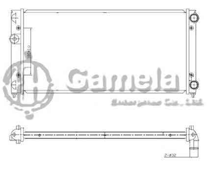 6192223037-T - Radiator-for-VOLKSWAGEN-GOLF-III-JETTA-VENTO-16V-Sdi-Tdi1-8-2-0-1-9-91-97-MT-NISSENS-651931-OEM-1H0121253D-1H0121253H