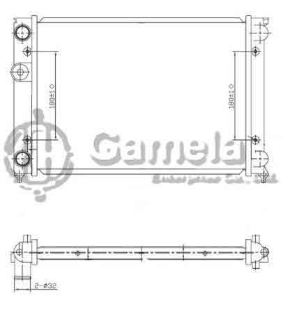 6192223047-T - Radiator-for-VOLKSWAGEN-GOLF-III-JETTA-VENTO-16V-1-4-1-6i-91-97-MT-NISSENS-651851-OEM-6N0121253B-6N0121253A