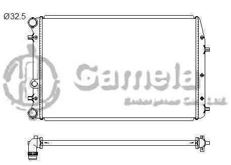 6192223049-T - Radiator-for-VOLKSWAGEN-POLO-POLO-SDN-SEAT-IBIZA-SKODA-FABIA-16V-Tdi-Sdi-1-6-2-0-1-9-99-04-MT-NISSENS-652711-OEM-6Q0121253R