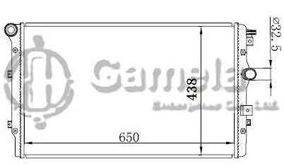 6192223069-T - Radiator-for-VOLKSWAGEN-TIGUAN-5N-1-4-TSI-07-MT-MT-NISSENS-65015-OEM-5N0121253F-5N0121253M