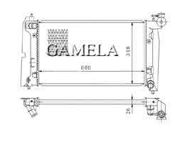 6200007 - Radiator-for-CAMRY-SXV10-92-96-AT-OEM-16400-DPI-1318