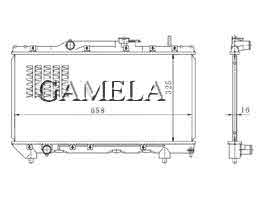 6200014 - Radiator-for-CORONA-At191-92-94-OEM-16400-16450