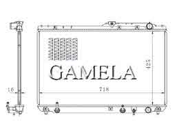 6200015-CAMRY - Radiator-for-CAMRY-3-OL-LEXUS-ES300-VCV10-92-94-AT-OEM-16400-62100