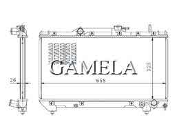 6200020 - Radiator-for-CORONA-ST1912-0-92-94-OEM-16400-7A050