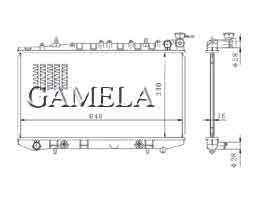 6200025 - Radiator-for-PRIMERA-P10-91-93-AT-OEM-21460-70N00-DPI-1158