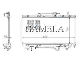 6200031 - Radiator-for-CORONA-ST1911-8-92-94-OEM-16400-74790