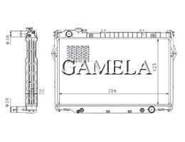 6200037 - Radiator-for-LANDCRUISER-Fj80-90-93-OEM-16400-61170