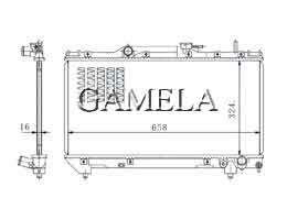 6200040 - Radiator-for-CORONA-ST1911-8-92-94-OEM-16400-74840-03090